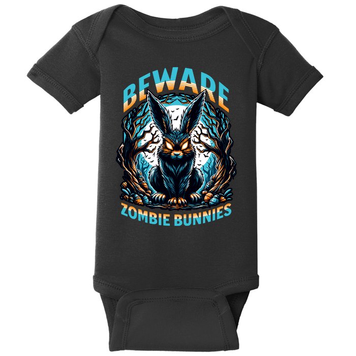 Zombie Bunnies Baby Bodysuit