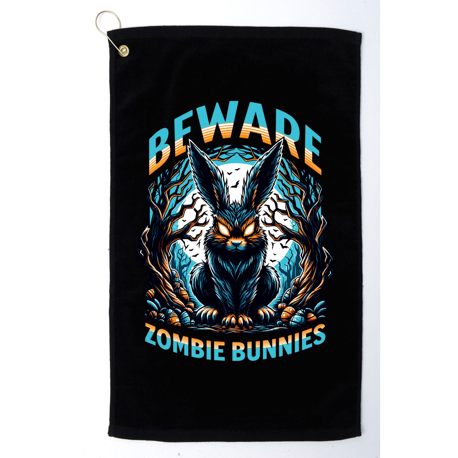 Zombie Bunnies Golf Towel