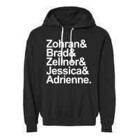 Zohran & Brad & Zellnor & Jessica & Adrienne Garment-Dyed Fleece Hoodie