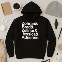 Zohran & Brad & Zellnor & Jessica & Adrienne Hoodie