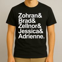 Zohran & Brad & Zellnor & Jessica & Adrienne T-Shirt