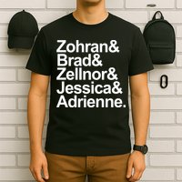 Zohran & Brad & Zellnor & Jessica & Adrienne T-Shirt
