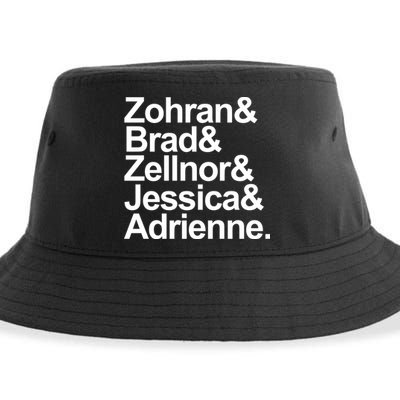 Zohran & Brad & Zellnor & Jessica & Adrienne Sustainable Bucket Hat