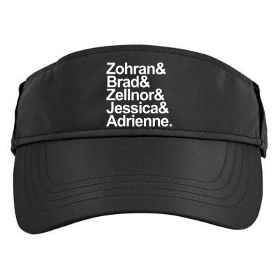 Zohran & Brad & Zellnor & Jessica & Adrienne Adult Drive Performance Visor