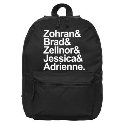 Zohran & Brad & Zellnor & Jessica & Adrienne 16 in Basic Backpack