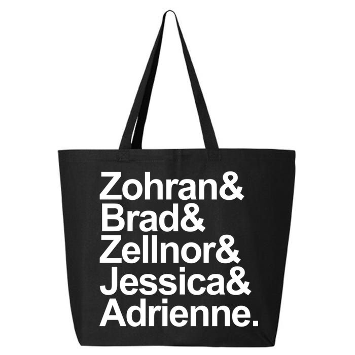 Zohran & Brad & Zellnor & Jessica & Adrienne 25L Jumbo Tote