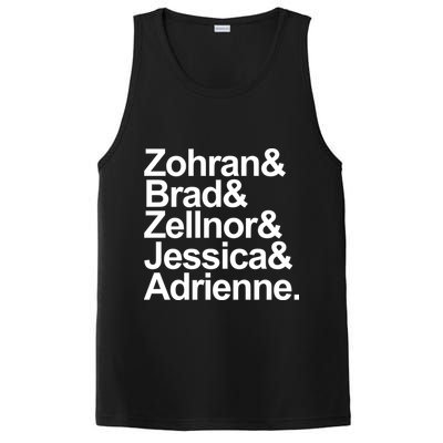 Zohran & Brad & Zellnor & Jessica & Adrienne PosiCharge Competitor Tank
