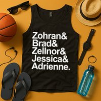 Zohran & Brad & Zellnor & Jessica & Adrienne Tank Top
