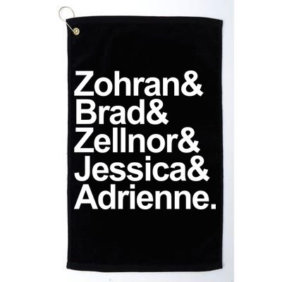 Zohran & Brad & Zellnor & Jessica & Adrienne Golf Towel