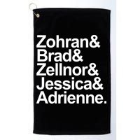Zohran & Brad & Zellnor & Jessica & Adrienne Golf Towel