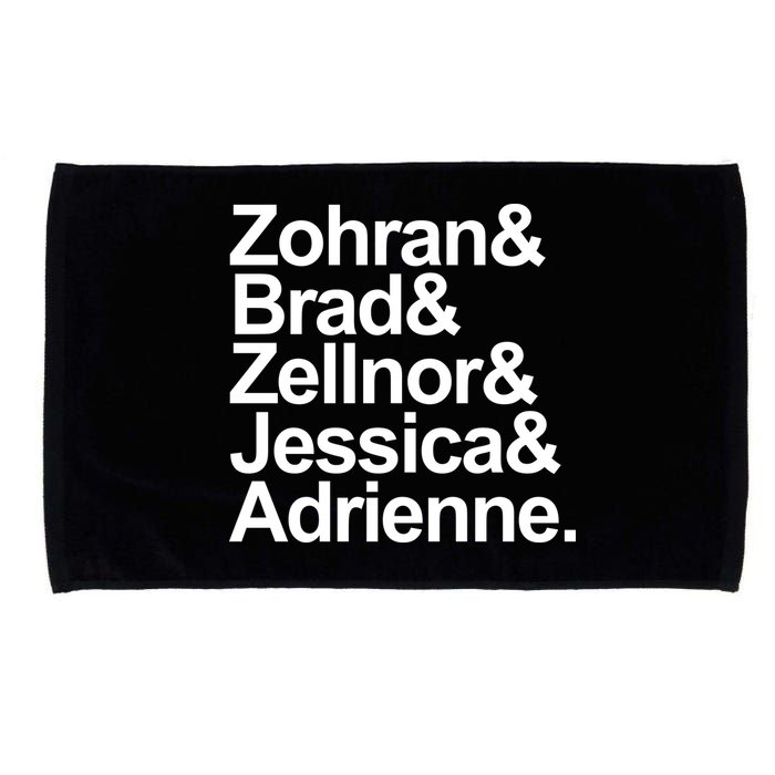 Zohran & Brad & Zellnor & Jessica & Adrienne Microfiber Hand Towel