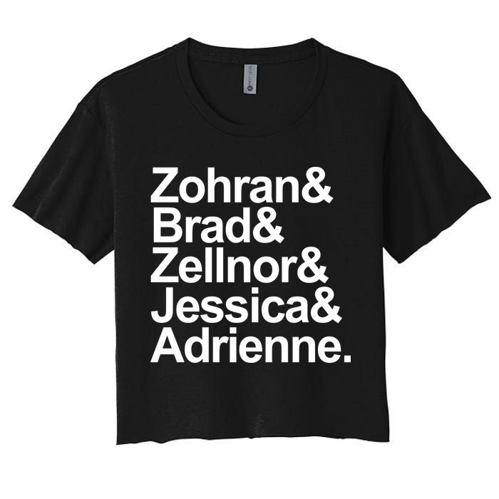 Zohran & Brad & Zellnor & Jessica & Adrienne Crop Top