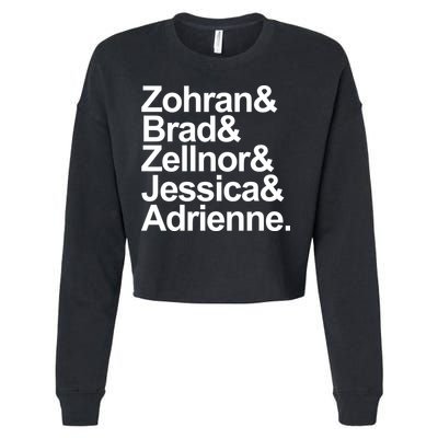 Zohran & Brad & Zellnor & Jessica & Adrienne Cropped Pullover Crew