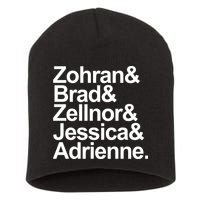 Zohran & Brad & Zellnor & Jessica & Adrienne Short Acrylic Beanie