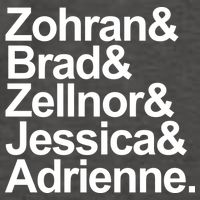 Zohran & Brad & Zellnor & Jessica & Adrienne Vector Backpack