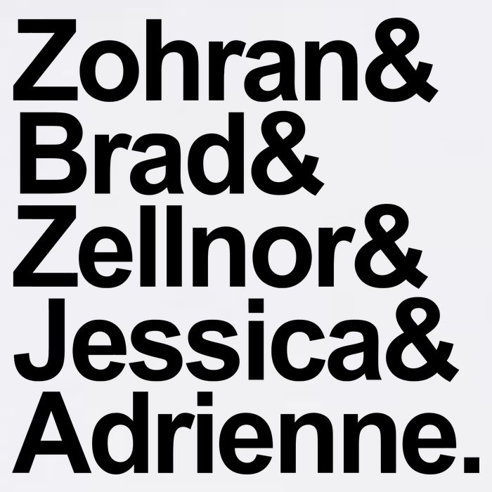 Zohran & Brad & Zellnor & Jessica & Adrienne Garment-Dyed Sweatshirt