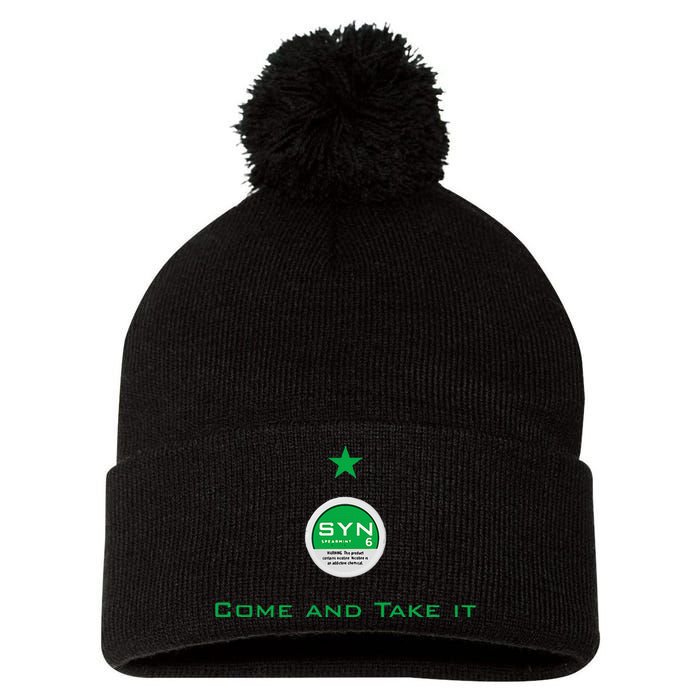 Zyn Ban Pom Pom 12in Knit Beanie