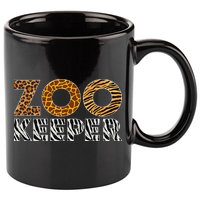 Zookeeper Costume African Animals Zebra Wild Print Savanna 11oz C Handle Ceramic Mug