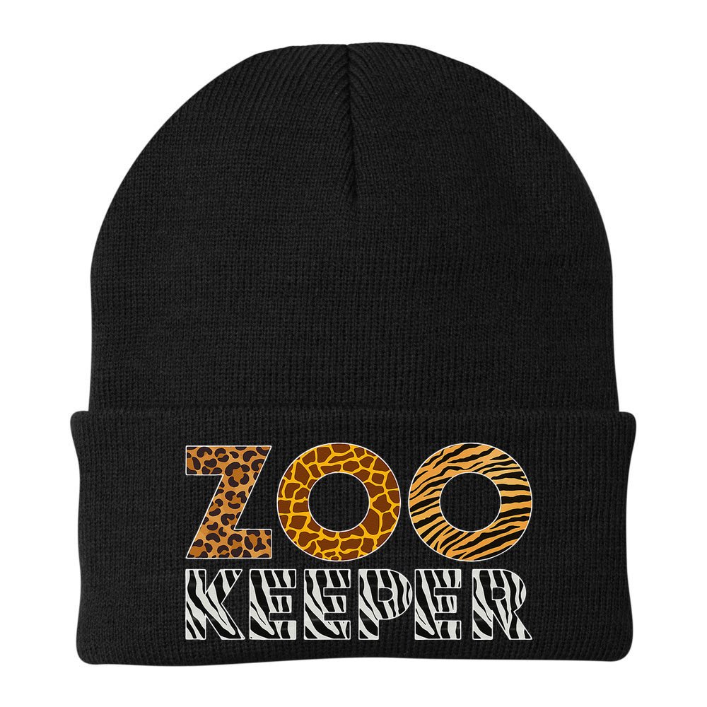 Zookeeper Costume African Animals Zebra Wild Print Savanna Beanie