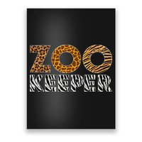 Zookeeper Costume African Animals Zebra Wild Print Savanna Poster