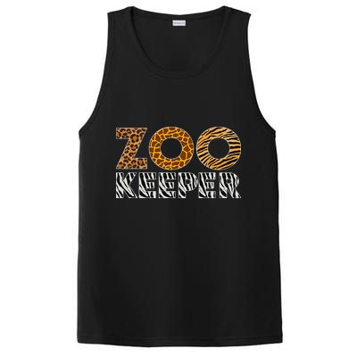 Zookeeper Costume African Animals Zebra Wild Print Savanna PosiCharge Competitor Tank