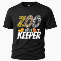 Zookeeper Costume African Savanna Zoo Keeper Animals Lover Cooling Performance Crew T-Shirt