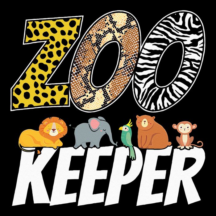 Zookeeper Costume African Savanna Zoo Keeper Animals Lover Cooling Performance Crew T-Shirt