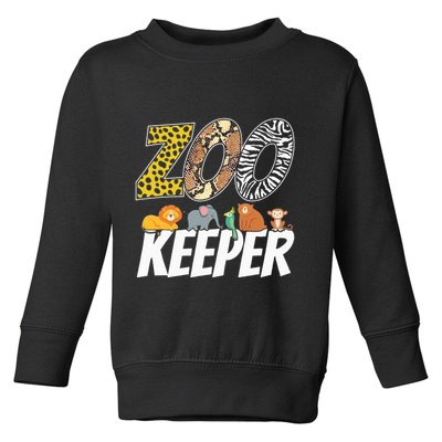 Zookeeper Costume African Savanna Zoo Keeper Animals Lover Toddler Sweatshirt