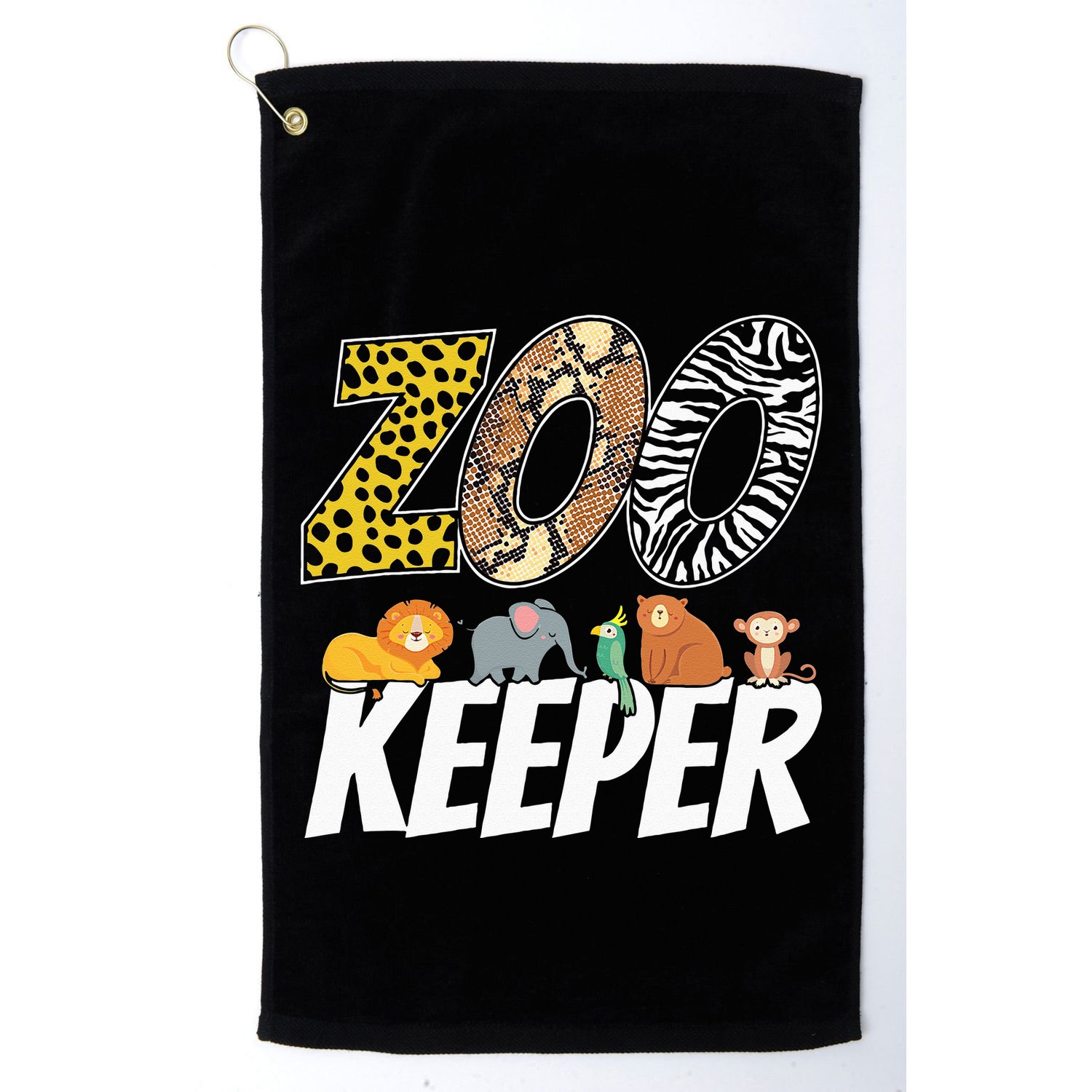 Zookeeper Costume African Savanna Zoo Keeper Animals Lover Golf Towel