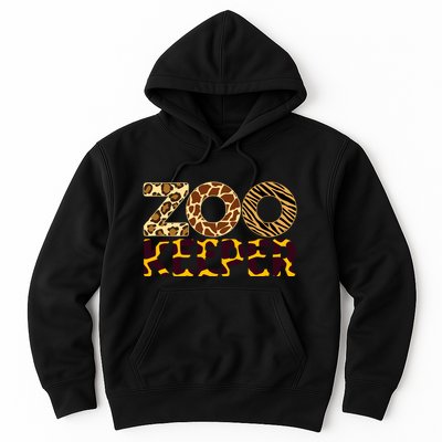 Zookeeper Costume African Animals Zebra Wild Print Hoodie