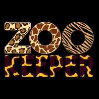 Zookeeper Costume African Animals Zebra Wild Print V-Neck T-Shirt