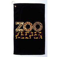 Zookeeper Costume African Animals Zebra Wild Print Golf Towel