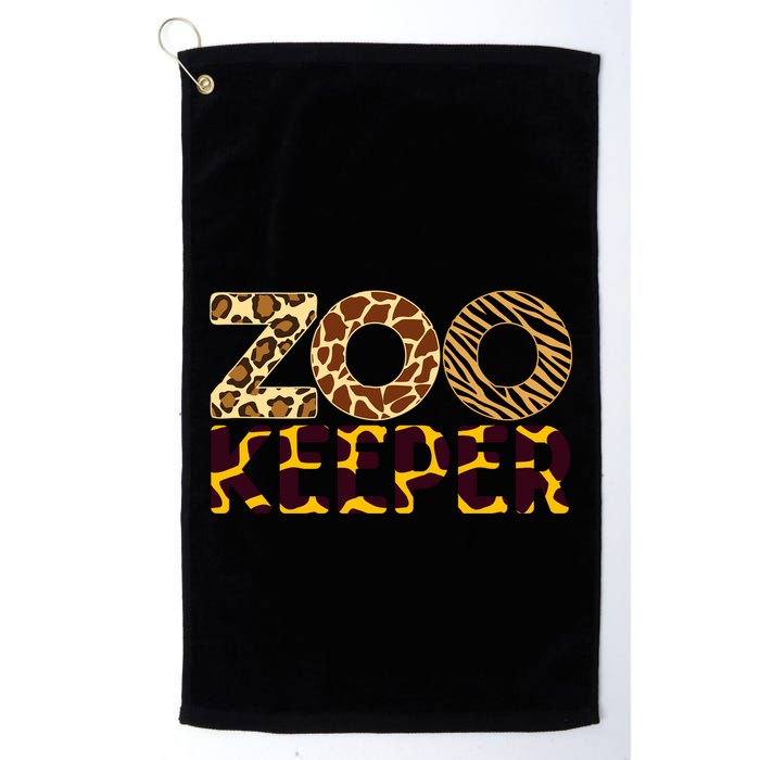 Zookeeper Costume African Animals Zebra Wild Print Golf Towel