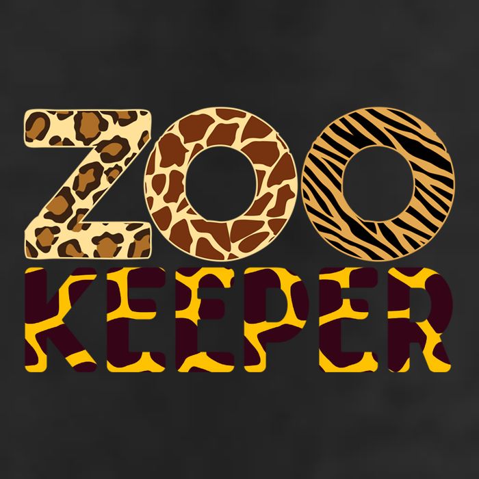 Zookeeper Costume African Animals Zebra Wild Print Golf Towel