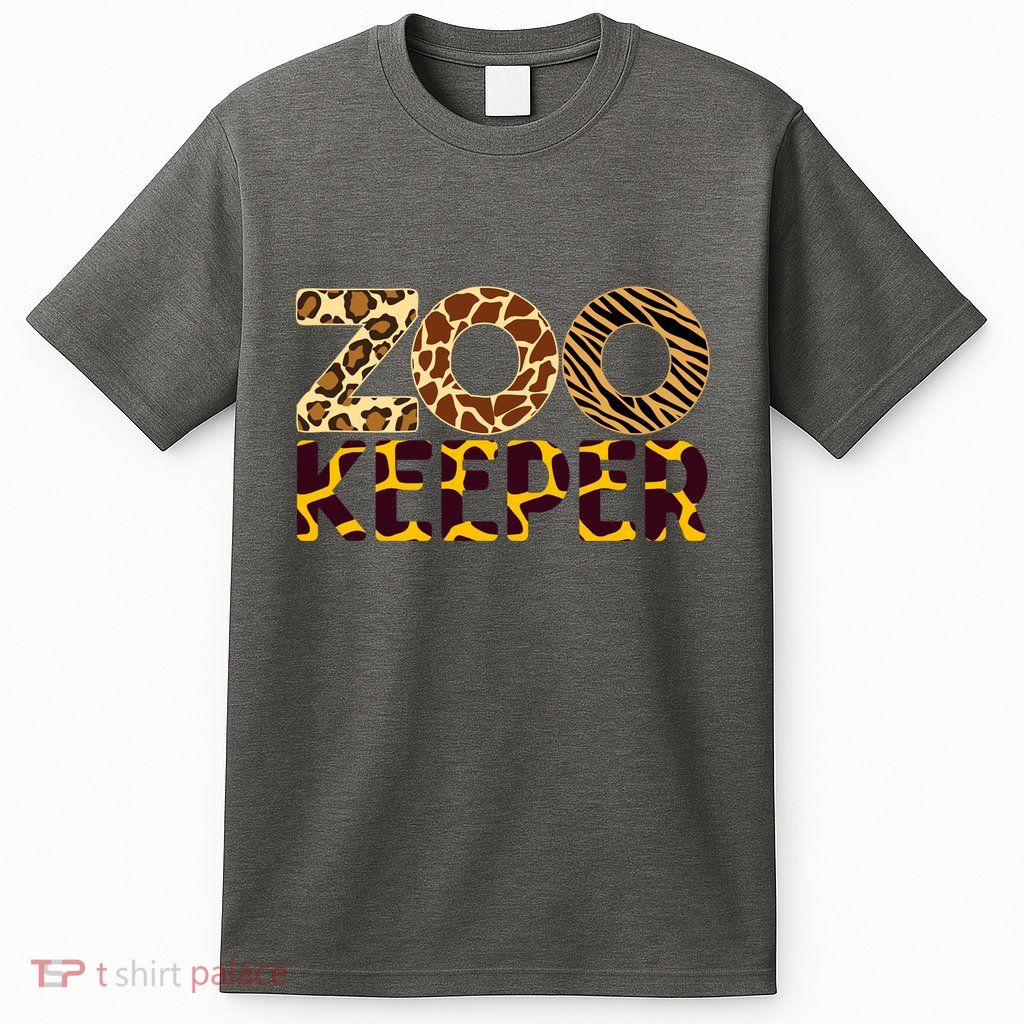 Zookeeper Costume African Animals Zebra Wild Print T-Shirt