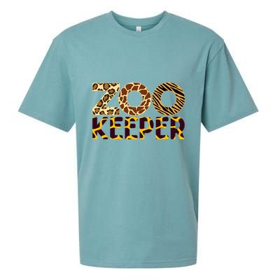 Zookeeper Costume African Animals Zebra Wild Print Sueded Cloud Jersey T-Shirt