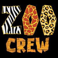 Zoo Crew Animal Print For Kids Or Adults Zoo Group Zip Tote Bag