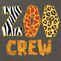 Zoo Crew Animal Print For Kids Or Adults Zoo Group Cotton Canvas Backpack