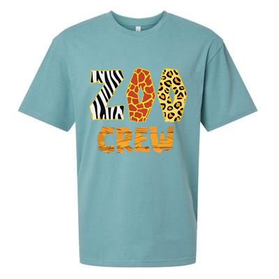 Zoo Crew Animal Print For Kids Or Adults Zoo Group Sueded Cloud Jersey T-Shirt