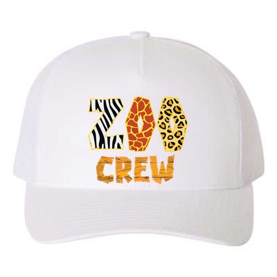 Zoo Crew Animal Print For Kids Or Adults Zoo Group Yupoong Adult 5-Panel Trucker Hat