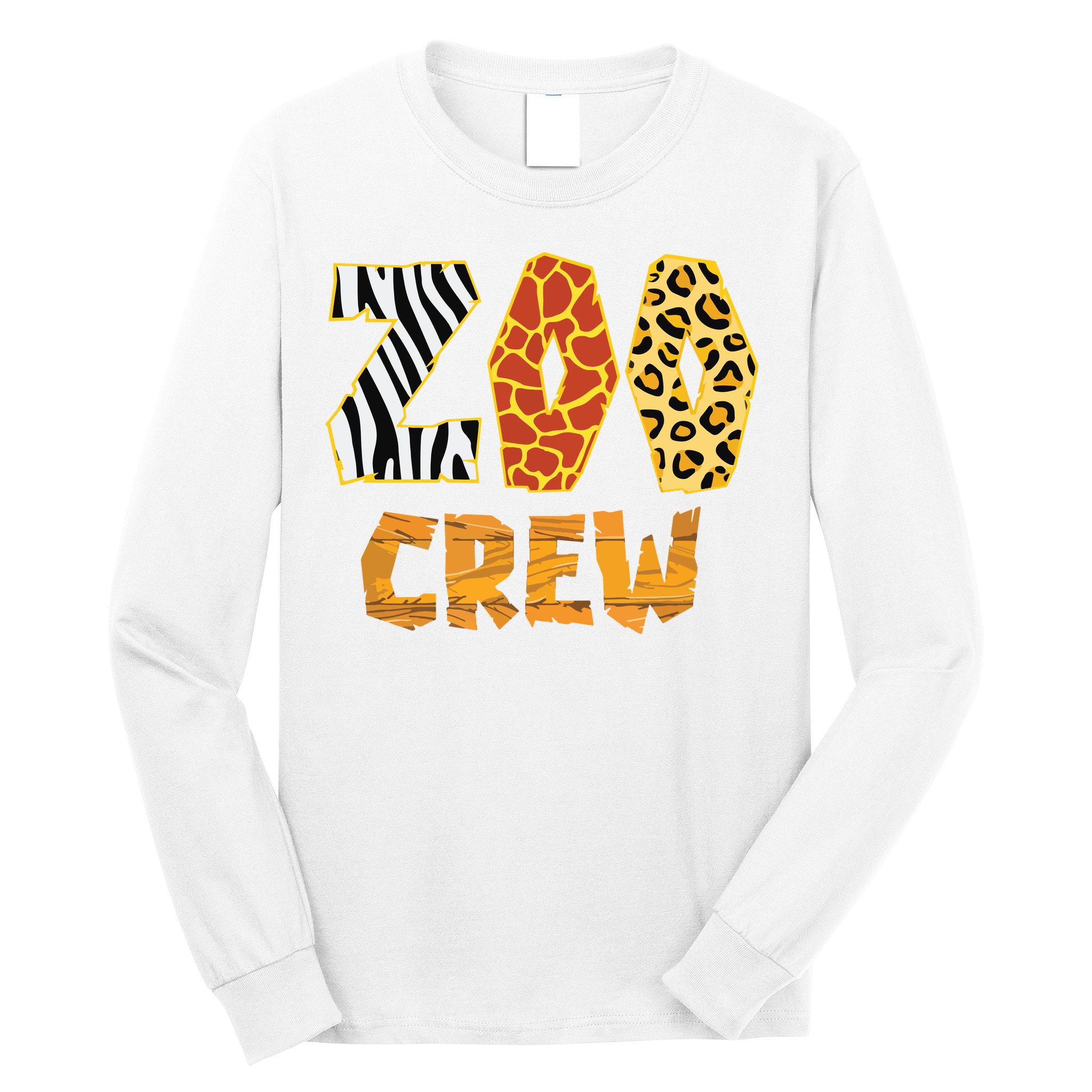 Zoo Crew Animal Print For Kids Or Adults Zoo Group Long Sleeve Shirt
