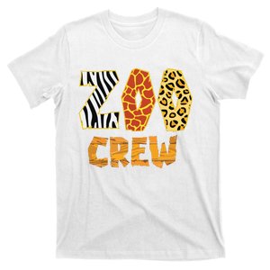 Zoo Crew Animal Print For Kids Or Adults Zoo Group T-Shirt