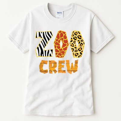 Zoo Crew Animal Print For Kids Or Adults Zoo Group Tall T-Shirt