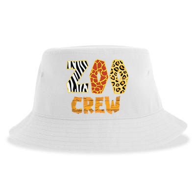 Zoo Crew Animal Print For Kids Or Adults Zoo Group Sustainable Bucket Hat