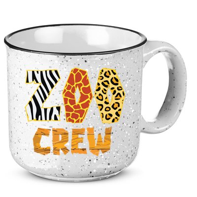 Zoo Crew Animal Print For Kids Or Adults Zoo Group 15oz Campfire Ceramic Mug
