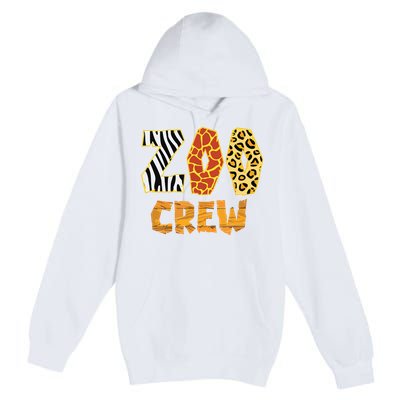 Zoo Crew Animal Print For Kids Or Adults Zoo Group Premium Pullover Hoodie