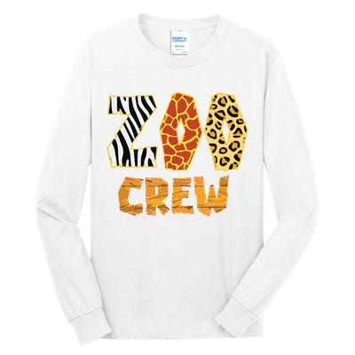 Zoo Crew Animal Print For Kids Or Adults Zoo Group Tall Long Sleeve T-Shirt