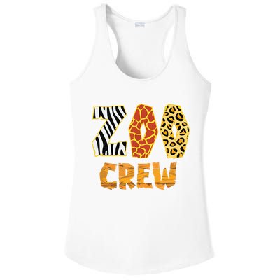 Zoo Crew Animal Print For Kids Or Adults Zoo Group Ladies PosiCharge Competitor Racerback Tank