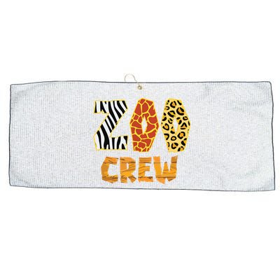 Zoo Crew Animal Print For Kids Or Adults Zoo Group Large Microfiber Waffle Golf Towel