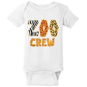 Zoo Crew Animal Print For Kids Or Adults Zoo Group Baby Bodysuit